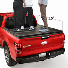Jdmspeed Lock Hard Tri-fold Tonneau Cover For 2015-20 Ford F-150 5.5ft Short Bed