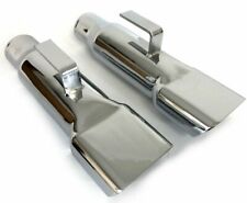 1968-70 Mopar Dodge Charger Chrome Exhaust Tips Extensions -correct Size Weight