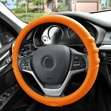 Silicone Steering Wheel Cover With Grip Marks Universal Size Auto Car Accessory