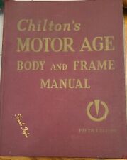 Chiltons Motor Age Body And Frame Manual Fifth Edition 1954 Cadillac 1940 1950s