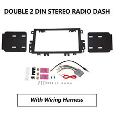 Double Din Car Radio Stereo Dash Kit Wire Harness For 1992-up Chevy Gmc Pontiac