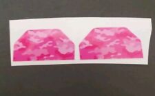 New Under Armour Pink Camo Bca Football Visor Shield Decal Tabs Sticker Set