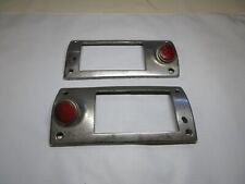 Willys Station Wagon Panel Delivery Lh Rh Tail Stop Light Bezel 1950-1960