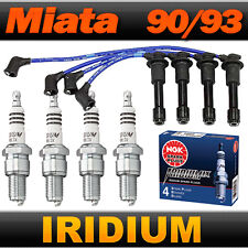 Mazda Miata Iridium Spark Plug Ignition Wireleads Set Genuine Ngk Exact-fit