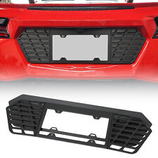 Rear License Number Plate Frame Fit For Corvette C8 2020-2024 Real Carbon Fiber