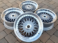 Bmw E39 Oem Bbs Rc090 Rs Style 5 17x8 Wheels Rims Billet Caps Restored Silver