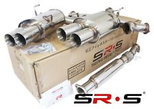 Srs Type-re Catback Exhaust Systems For 11-14 Subaru Wrxsti Sedan 3 Quad Tip