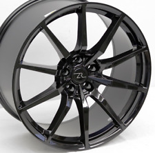 20 Gloss Black Gt350 Mustang Style Wheels 20x8.5 20x10 5x114.3 Rotaryform Rims