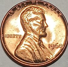 1960 P Small-date Brilliant Uncirculated Bu Lincoln Memorial Cent Penny