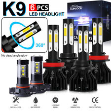 For Chevy Avalanche 2007-2012 2013 - 6x Led Headlightsfog Light Bulbs Combo Kit
