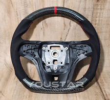 Red Edition Genuine Carbon Alcantara Steering Wheel For Chevrolet Camaro 12-15