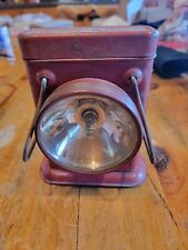 Vintage Bear Cat Niagara 24 Searchlight Red Lantern Flashlight Lamp 1930s