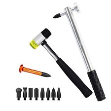 Whdz Car Dent Repair Hammer Kits Paintless Tools Metal Heads Auto Body 9 Pcs