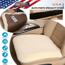Fluffy Faux Sheepskin Auto Seat Cushion Soft Comfort Wool Car Seat Covers Office