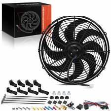 16 Universal Electric Radiator Cooling Fan With Thermostat Relay Kits 12v 120w