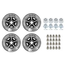 Magnum 500 Wheels Kit For Mopar Dodge Plymouth Chrysler 15x7 - With Caps Lugs