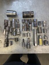 Snap On Mac Craftsman And Misc Socket Lot Incudes Vintage Snap On F Series