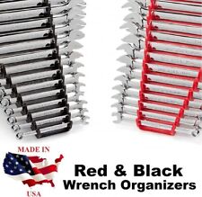 Wrench Organizer Holder 2 Pack Tool Box Storage Sockets Tray Rail Sorter Rack