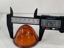 Vintage Amber Beehive Honeycomb Clearance Light Kd Lamp Glass Ribbed