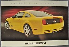 2005 Saleen S281 3-valve Ford Mustang Brochure Card Nice Original 05