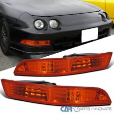 Fit 94-97 Acura Integra Amber Bumper Lights Turn Signal Parking Lamps Leftright