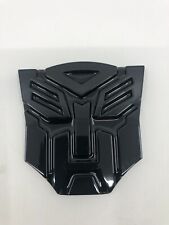 Black 3d Autobot 4 Inch Transformers Emblem Badge Decal Car Stickers