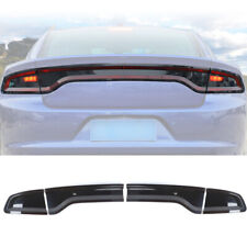 Smoked Rear Tail Light Covers Trim For Dodge Charger 2015 Exterior Accessories