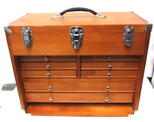 Windsor 8 Drawer Hardwood Machinist Tool Cabinet Box Missing Bottom Part
