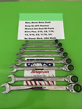 Snap On Tools Ratchet Wrench Set Reversible Flank Drive Plus Standard Sae