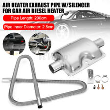200cm Exhaust Pipe Silencer Muffler Bracket Kit Fit Car Air Diesel Gas Heater