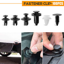 For Nissan 100pcs Trim Bumper Clips Retainer Rivets Fastener Fender Push Pin