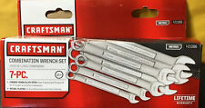 Craftsman 7 Piece Metric Raised Panel Combination Wrench 921086 New