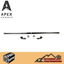 Apex Chassis 1 Ton Tie Rod Kit Black Steel For 07-18 Jeep Wrangler Jk Jku