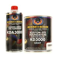 House Of Kolor Gallon Kit Gray Color Kd3000 Dts Primer Surfacersealer Whard...