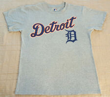 Detroit Tigers Ian Kinsler Jersey T Shirt S Small Mlb Euc Baseball Gray Inv301