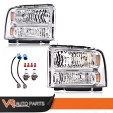 Fit For 99-04 Ford Super Duty F-250 F-350 Excursion Conversion Headlights Lamp