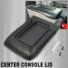 Center Console For Chevy Silverado 1999-07 Lid Armrest Latch Dark Gray 19127364