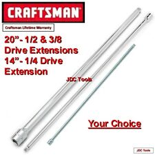 Craftsman Socket Extension Bars Long Drive Sizes 14 38 3 6 10 14 20