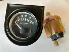 Automotive 12 Volt Oil Pressure Gauge Meter 0-100 Psi