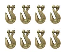 8 Pack G70 38 Clevis Grab Hooks Tow Chain Hook Flatbed Truck Trailer Tie Down