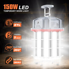 Linkable Led Temporary Work Light 150w 22500 Lumen 5000k Workshop Hanging Lamp