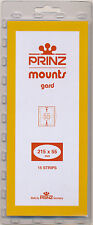 Prinz Scott Stamp Mount 55215 Mm - Clear - Pack Of 15 55x215 55 Mm Strip 936