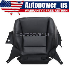 For 2013-2017 Honda Accord Driver Bottom Leather Seat Cover Black Perforated