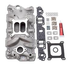 Edelbrock Sbc Gm Chevy 350 Aluminum Intake Manifold 2040 With Gaskets And Bolts