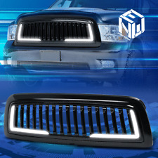 For 09-12 Dodge Ram 1500 Led Drl Vertical Front Bumper Grill Grille Replacement