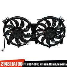 For 2007-2016 Nissan Altima Maxima 2.5 3.5 Dual Ac Radiator Cooling Electric Fan