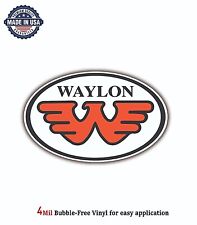 Waylon Jennings Country Vinyl Decal Sticker Car Bumper 4mil Bubble Free Us Made