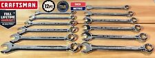 Surplus Stock Craftsman Sae Metric 12 Point Combination Wrench Set New