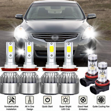 For 2007-2018 Nissan Altima Combo Led Headlight High Low Fog Light Bulbs Kit