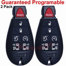 2 Remote Car Key Fob For 2008-2020 Dodge Grand Caravan Chrysler Towncountry